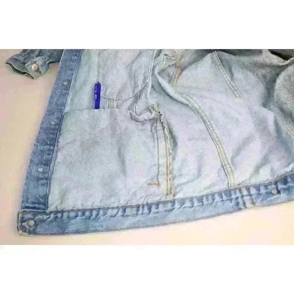 Gold Wing Road Rider Vintage Denim Graphic Biker Oversized Y2K Jacket Men's XXXL - Picture 15 of 16